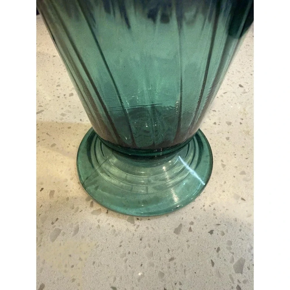Jeannette Ultramarine Swirl Teal 7 5/8